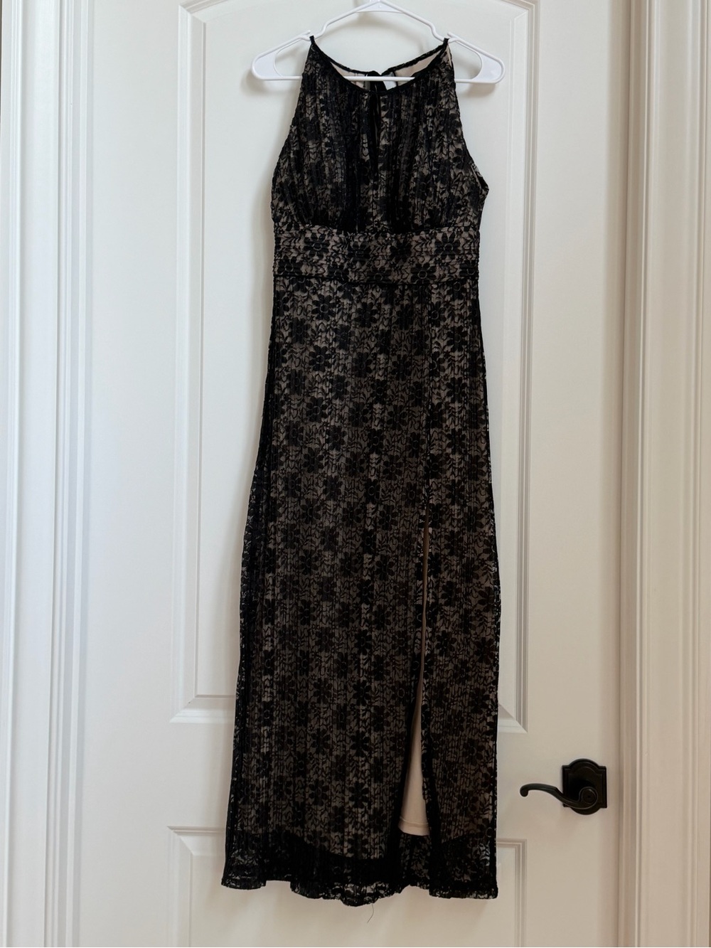 Black tie gown